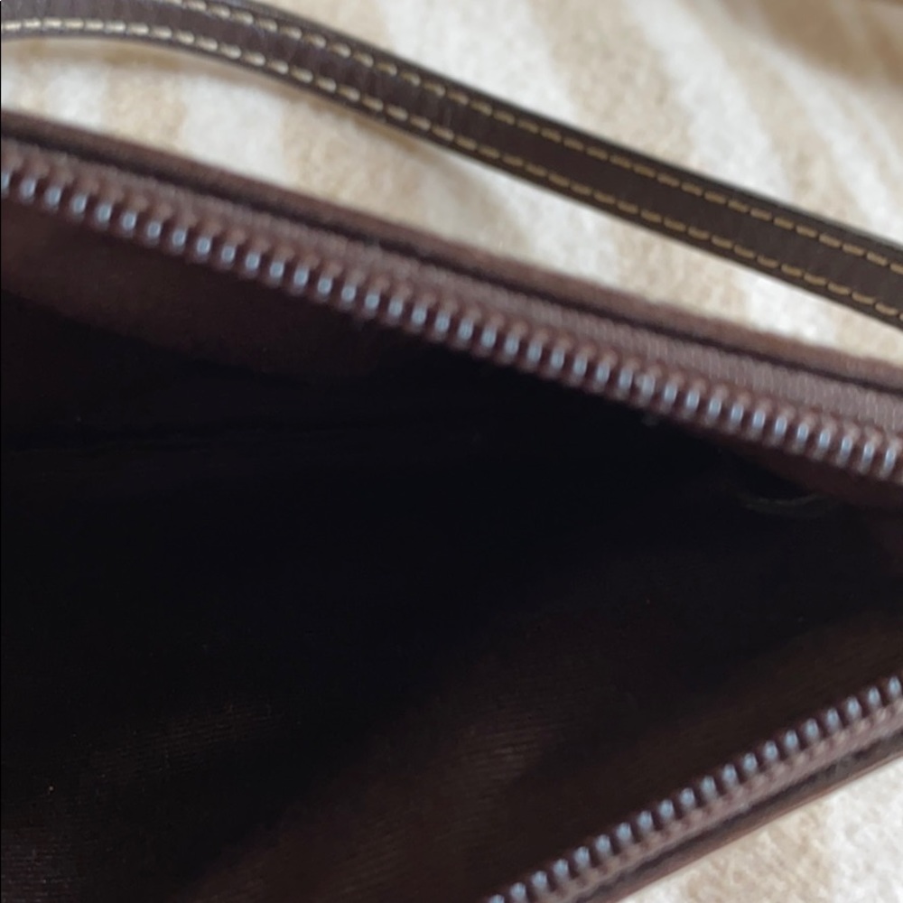 Authentic Patchwork Coach Leather Wristlet Purse - image 3